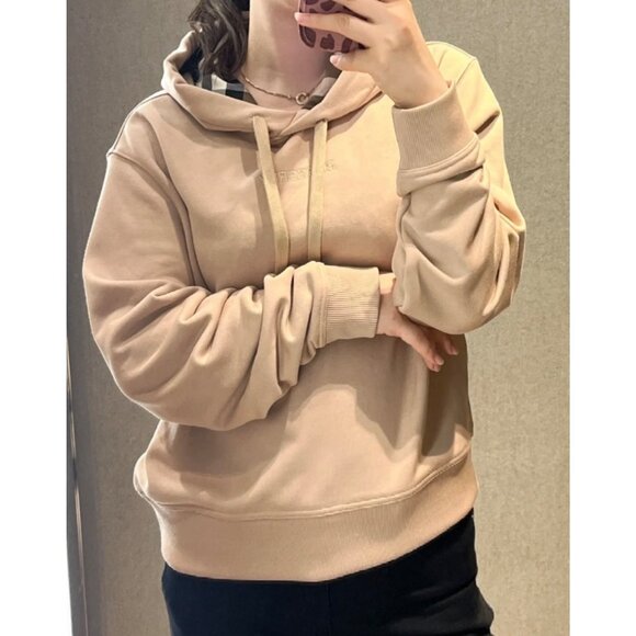 Burberry Women’s Talley Vintage Check Hoodie Soft Fawn L - Picture 7 of 7